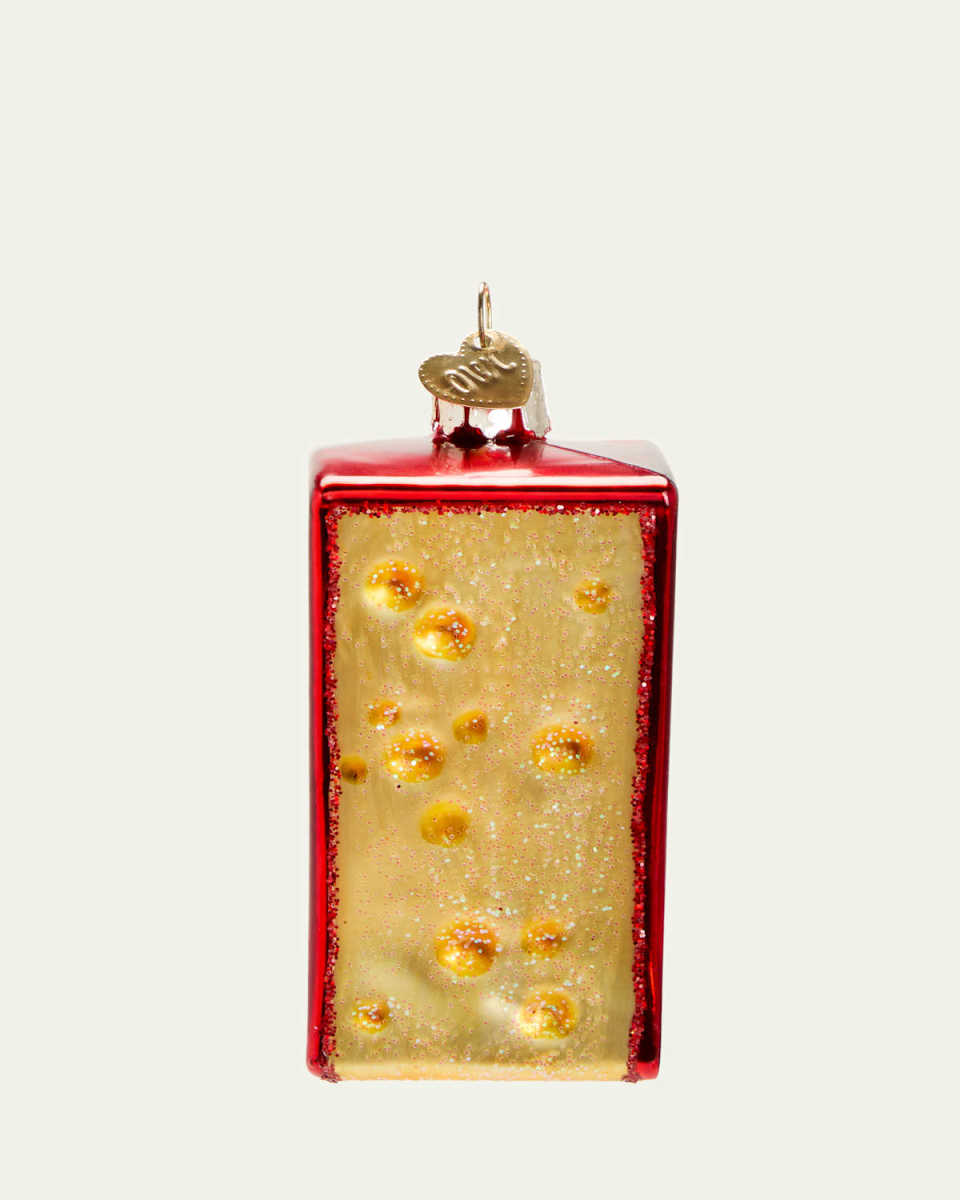 Cheese Wedge Christmas Ornament
