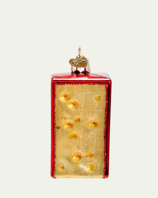 Cheese Wedge Christmas Ornament