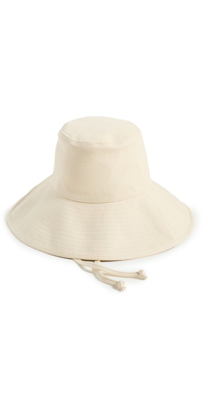 Lack Of Color Canvas Holiday Bucket Hat Beige