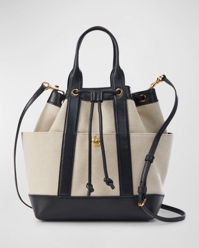 Goody Drawstring Canvas Crossbody Bag