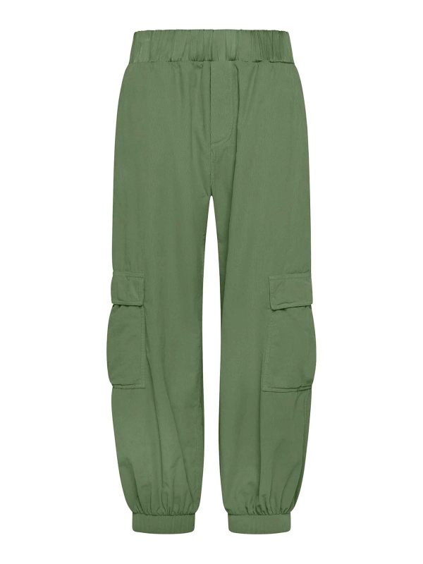 Deha Pantalons Décontractés - Vert Foncé
