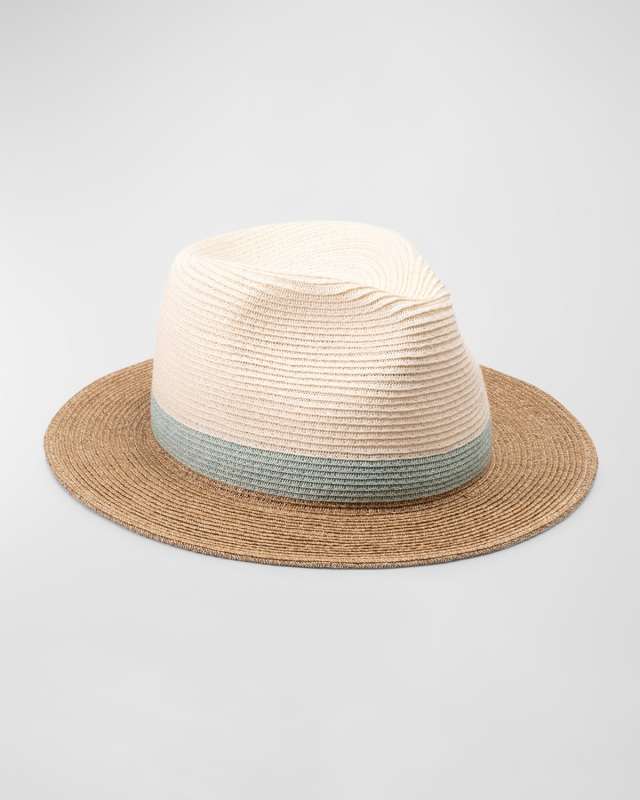 Lillian Packable Hemp-Blend Fedora