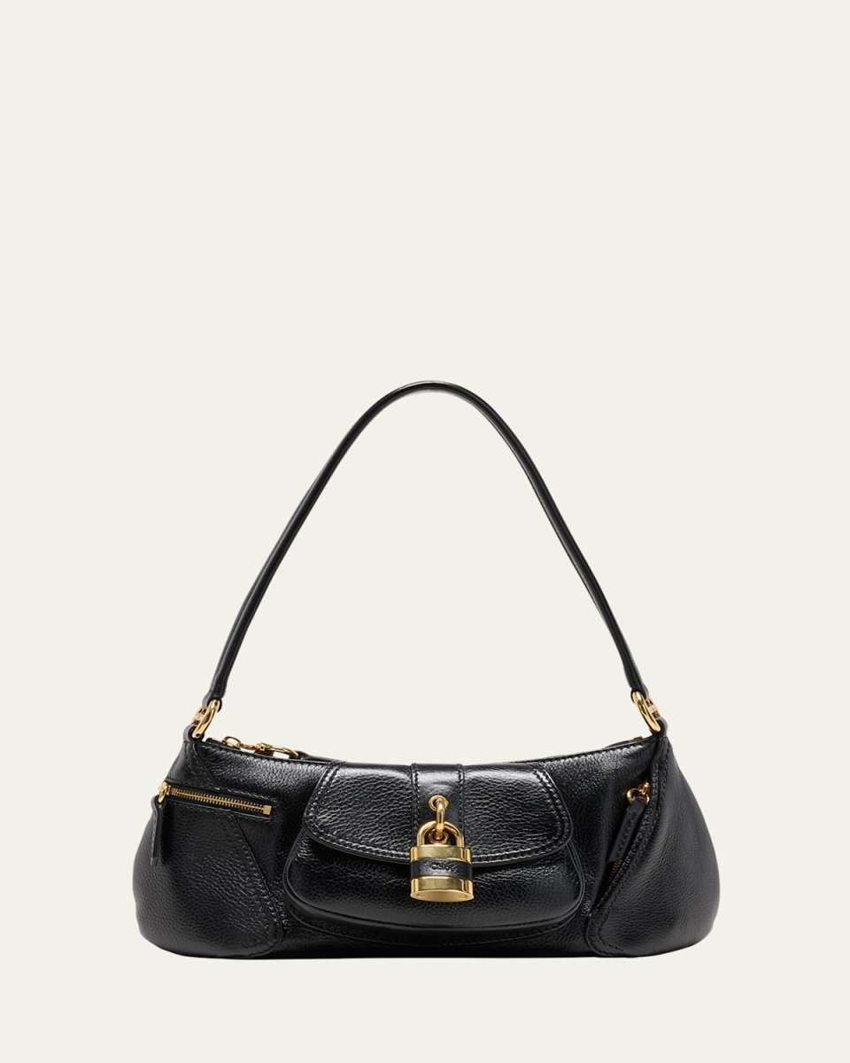 The 99 Shoulder Bag in Shiny Grained Calfskin