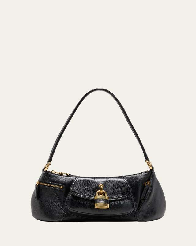 The 99 Shoulder Bag in Shiny Grained Calfskin