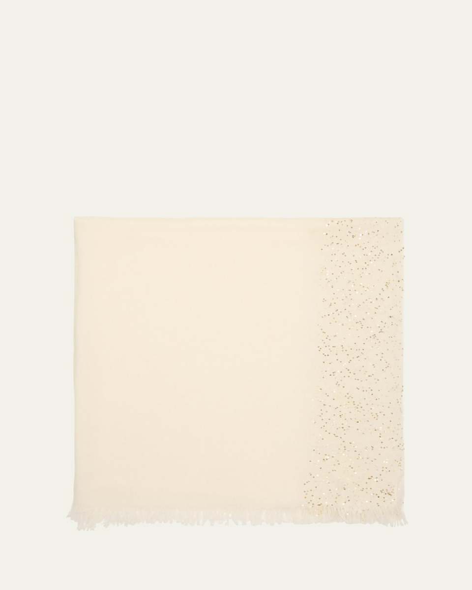 New Dalia Sequined Wool-Blend Scarf