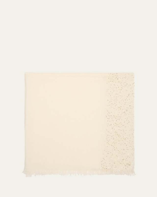 New Dalia Sequined Wool-Blend Scarf