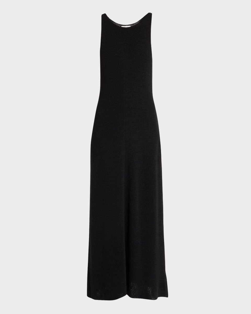Fleet Sleeveless Linen Knit Maxi Dress