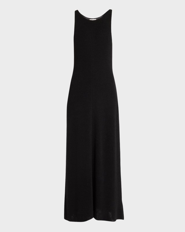 Fleet Sleeveless Linen Knit Maxi Dress