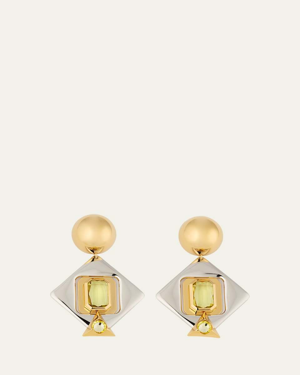 Geometric Layered Earrings