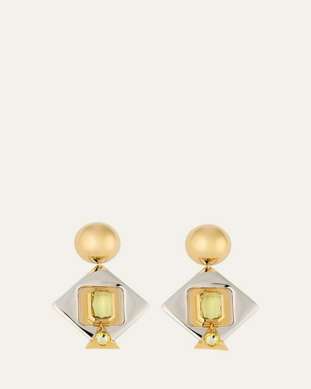 Geometric Layered Earrings