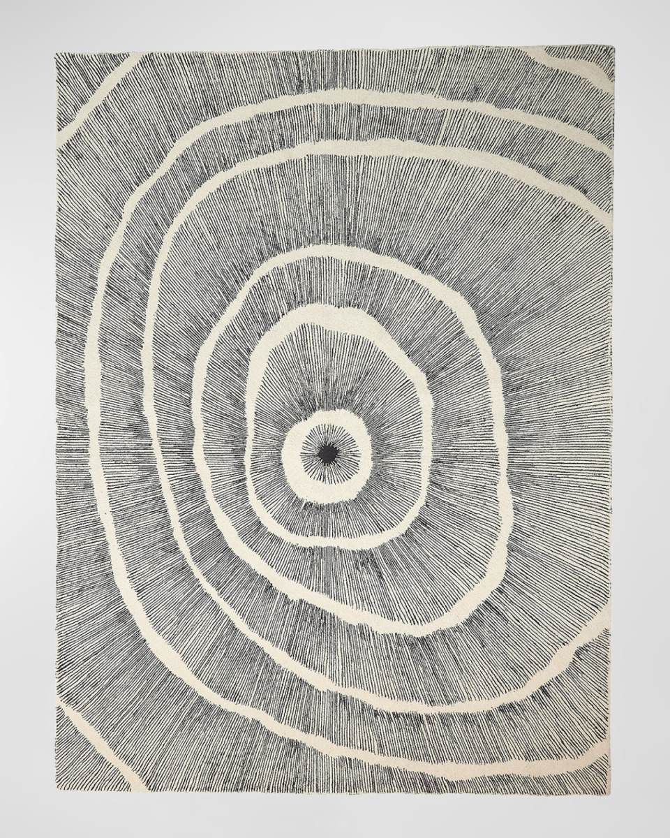 Burst Hand-Tufted Rug, 8' x 10'