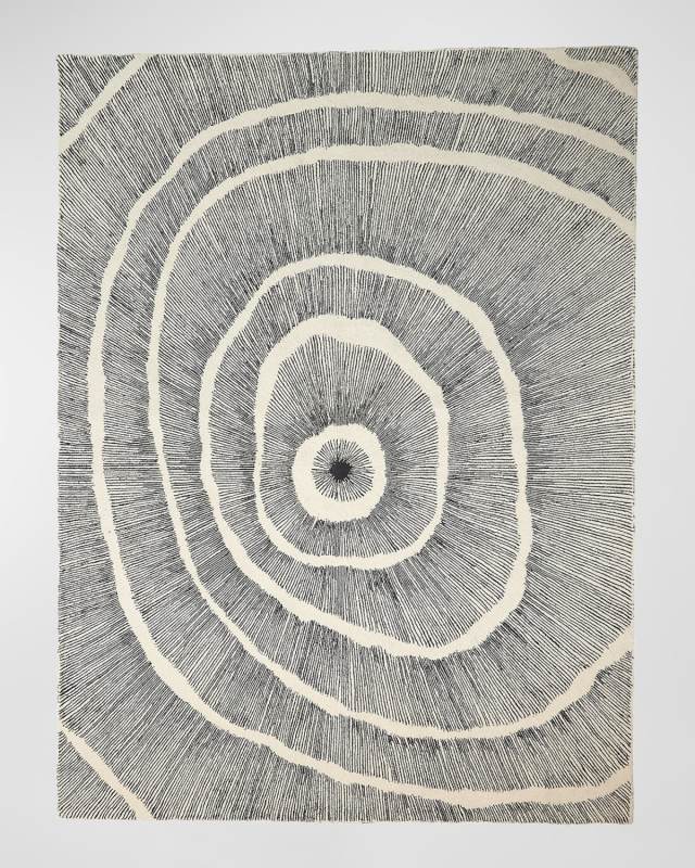 Burst Hand-Tufted Rug, 8' x 10'