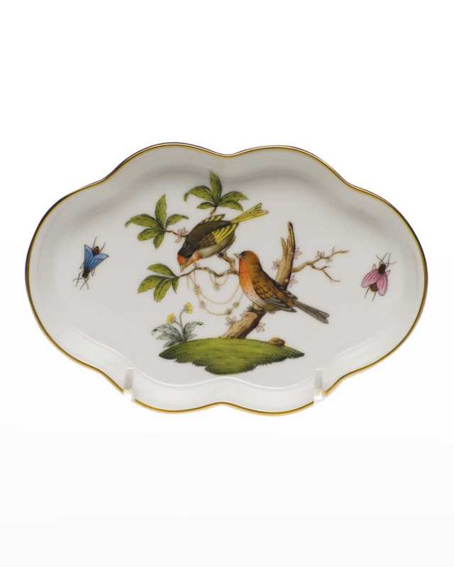 Rothschild Bird Small Scalloped Tray