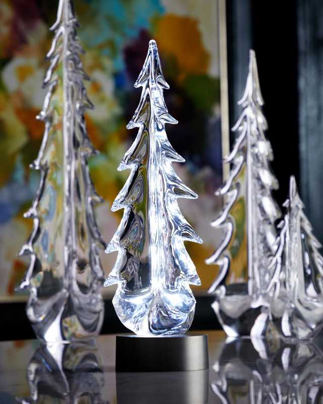 Evergreen 14" Glass Tree