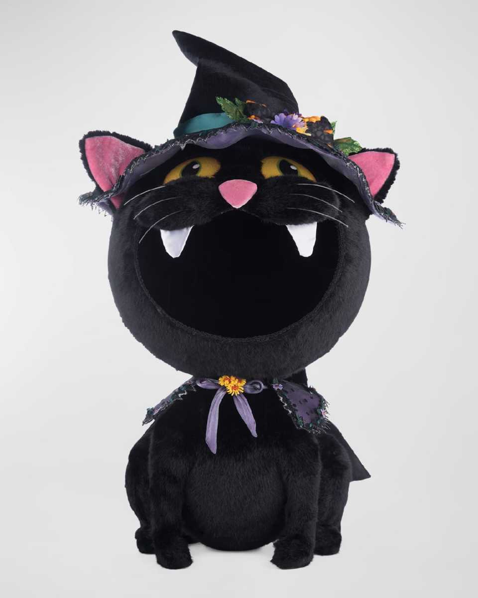 Black Cat Candy Container