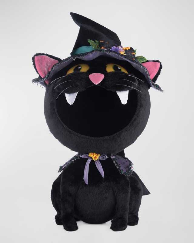 Black Cat Candy Container