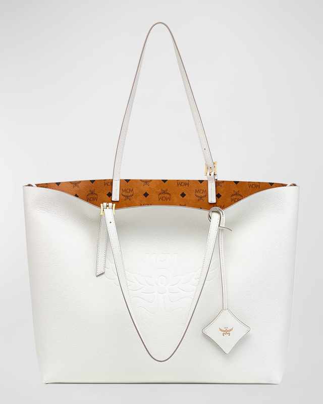 Lauretos Leather Shopper Tote Bag