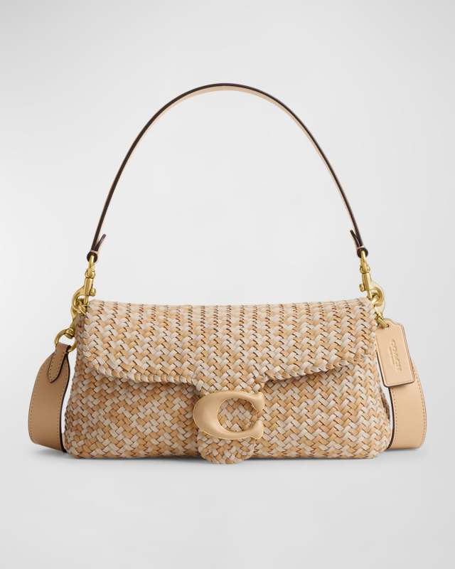 Tabby Time Square Leather Shoulder Bag