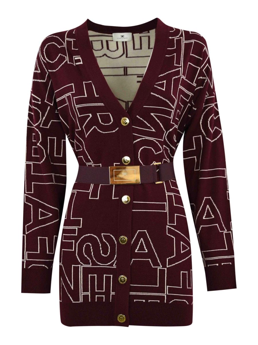 Elisabetta Franchi Cardigan - Rouge