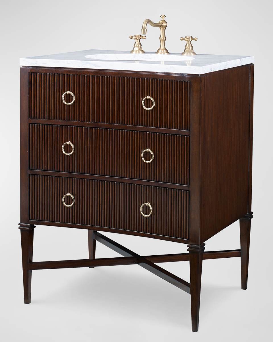 Reeded Sink Chest