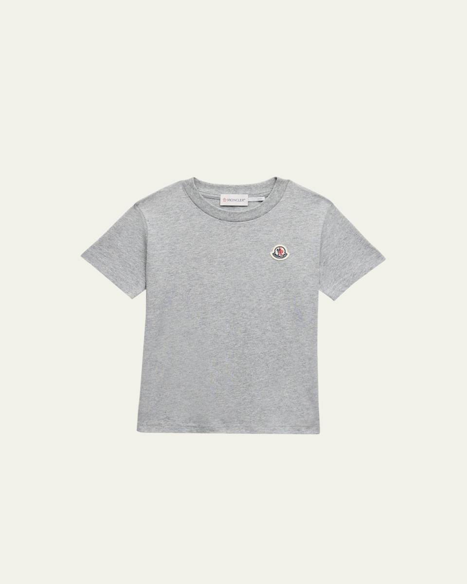 Boy's Short-Sleeve Logo T-Shirt, Size 4-6