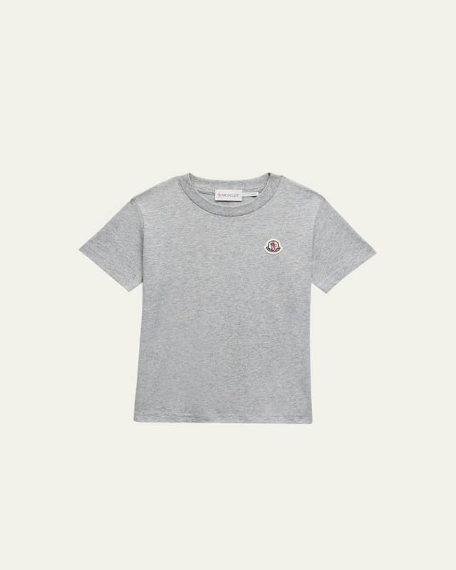 Boy's Short-Sleeve Logo T-Shirt, Size 4-6