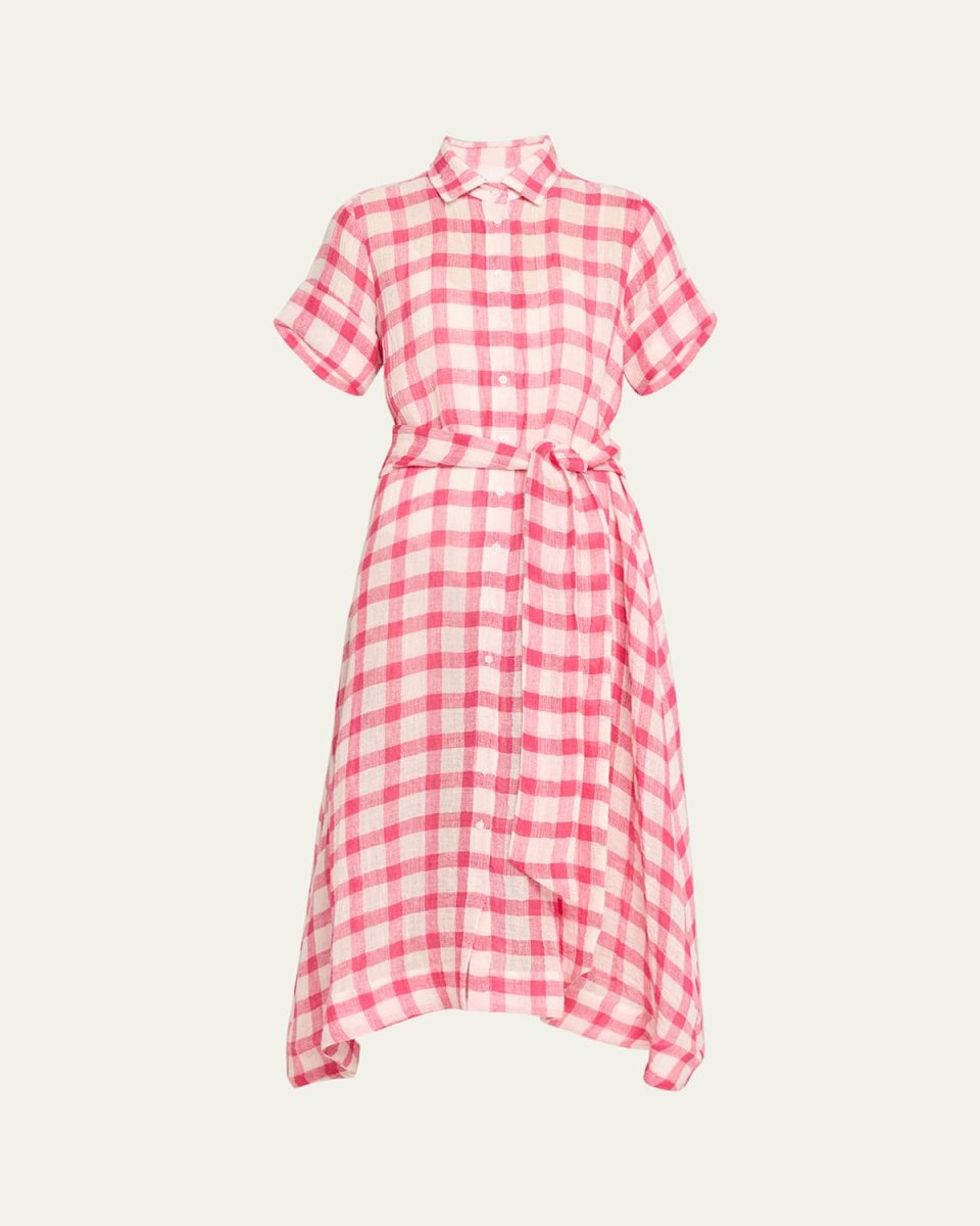 Gingham Gauze Classic Shirtdress