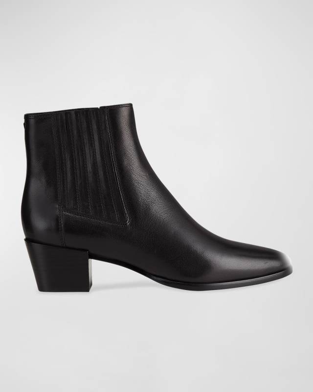 Rover Leather Ankle Booties