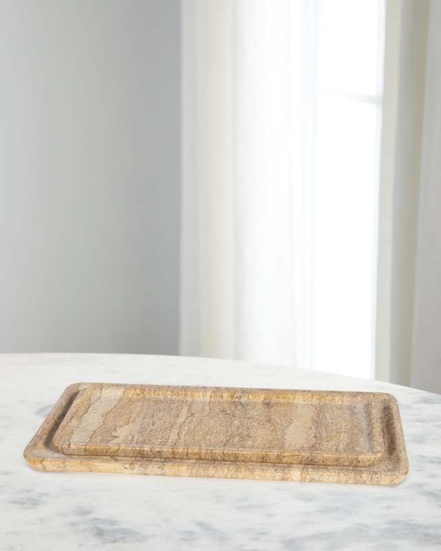 Sutton Marble Trays, Set of 2