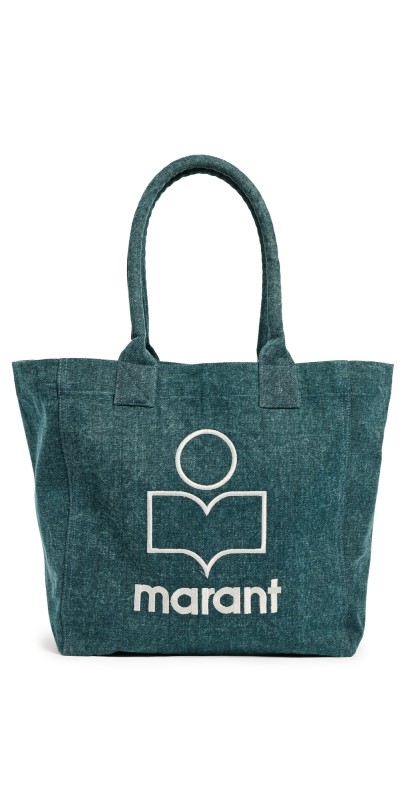 Isabel Marant Small Yenky Tote Dark Green