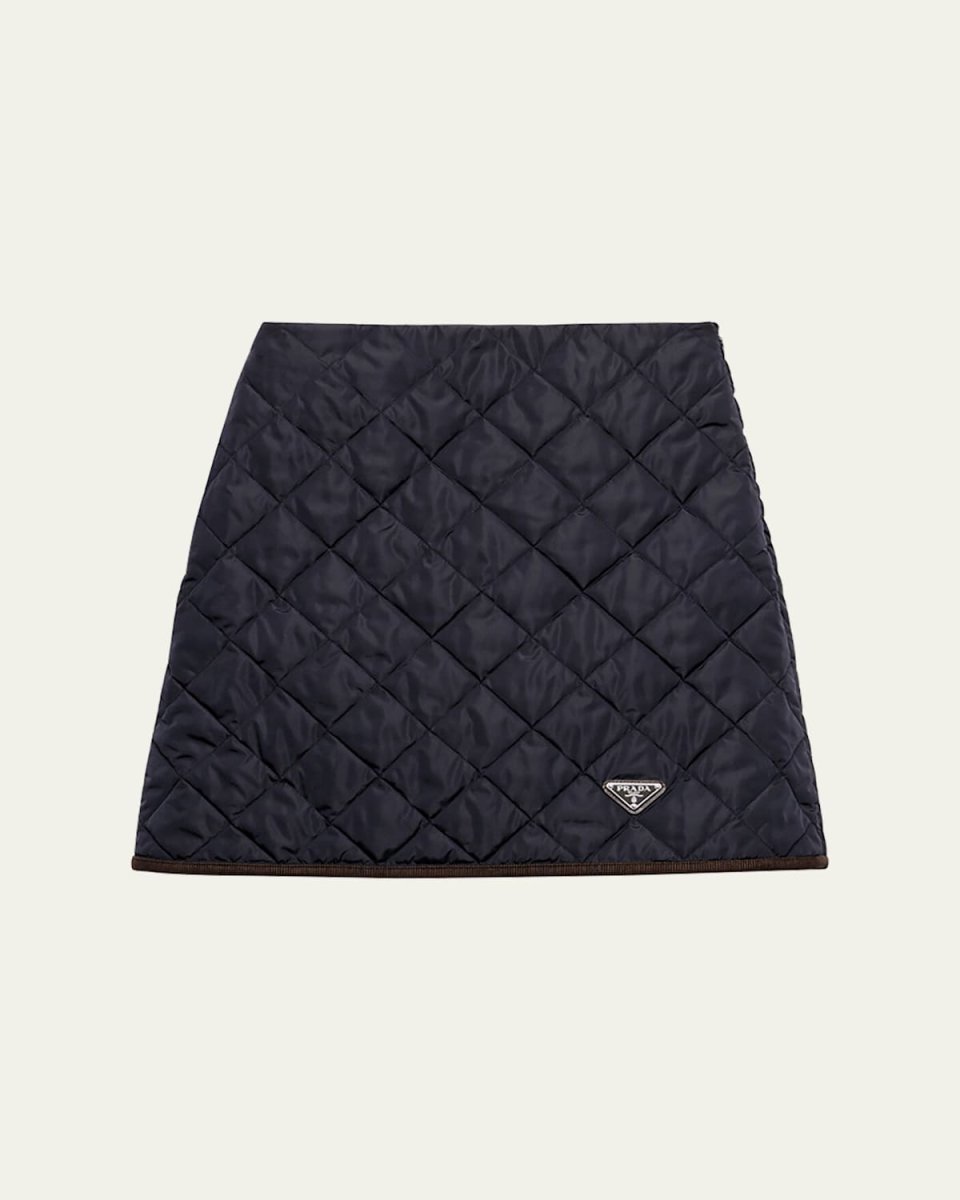Quilted Mini Skirt