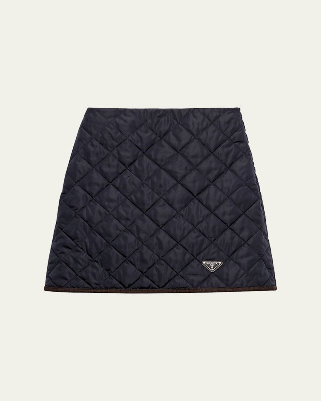 Quilted Mini Skirt
