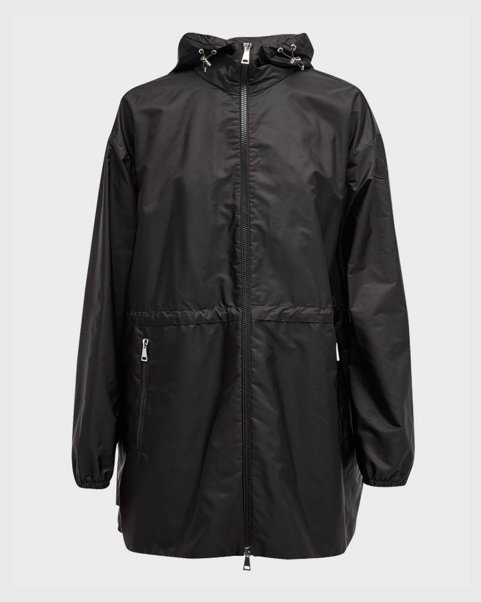 Wete Parka Jacket with Gathered Waist