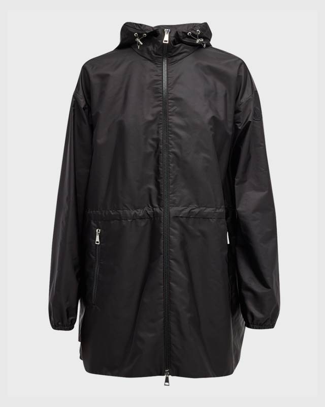 Wete Parka Jacket with Gathered Waist