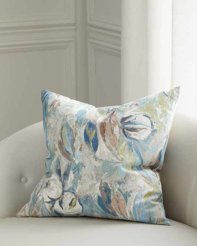 Dunbarton Ocean Decorative Pillow, 22" Square