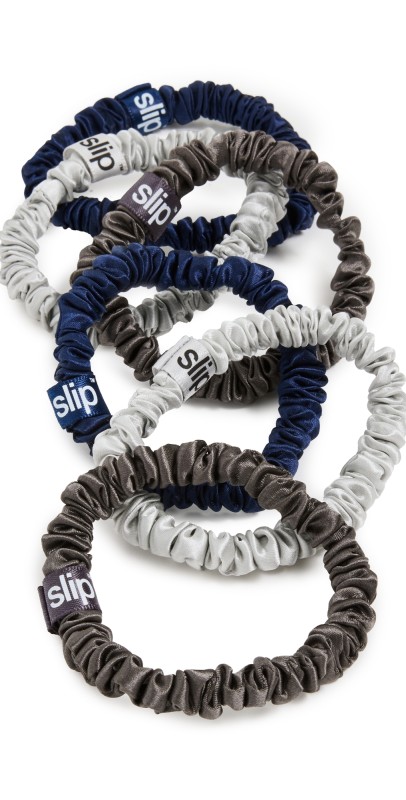 Slip Scrunchies Small Set of 6 Midnight