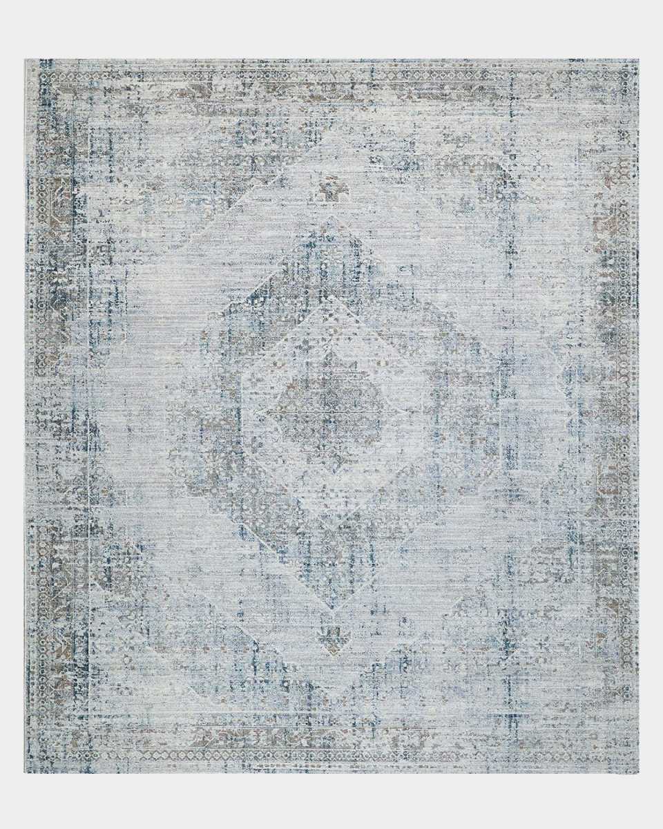 Vintage Loom Beige & Blue Rug, 12' x 15'
