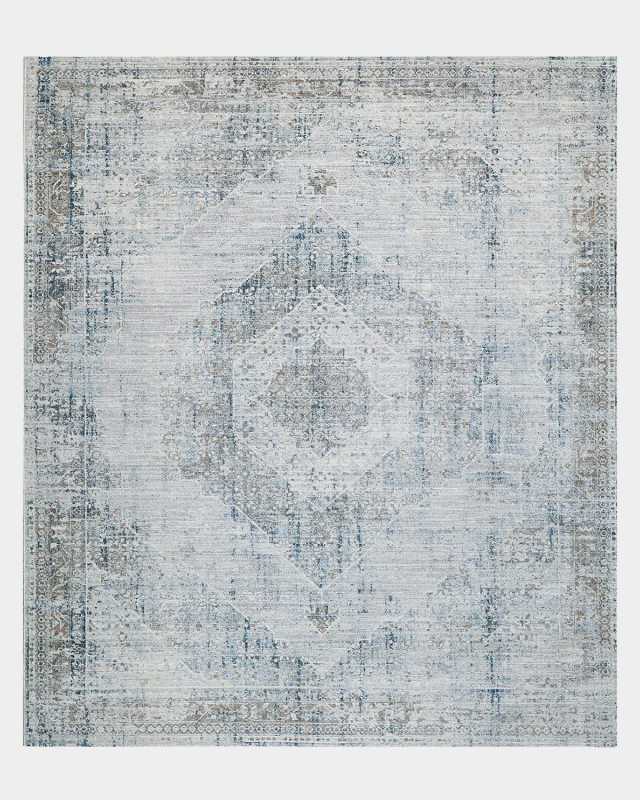 Vintage Loom Beige & Blue Rug, 12' x 15'