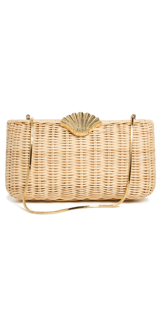 Poolside Bags The Classica Clutch Natural