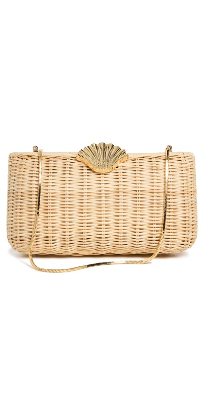 Poolside Bags The Classica Clutch Natural