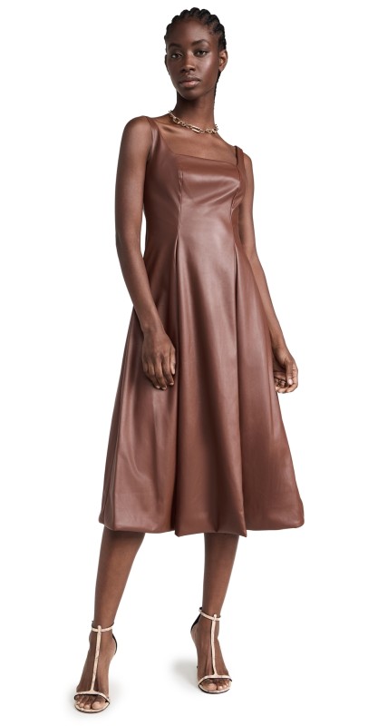 Chloe Kristyn Elle Dress Dark Brown