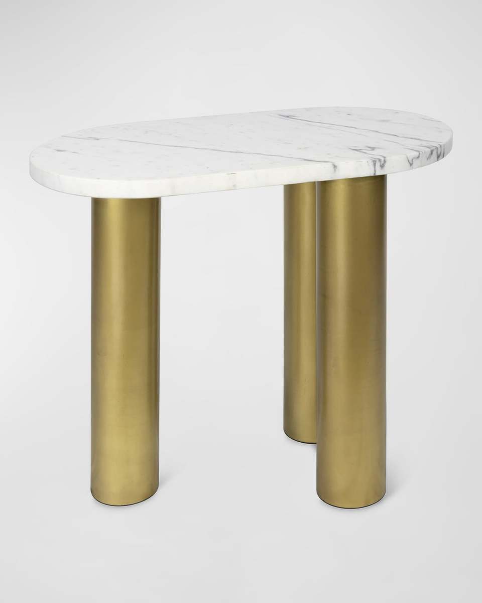 Gabrielle Marble End Table