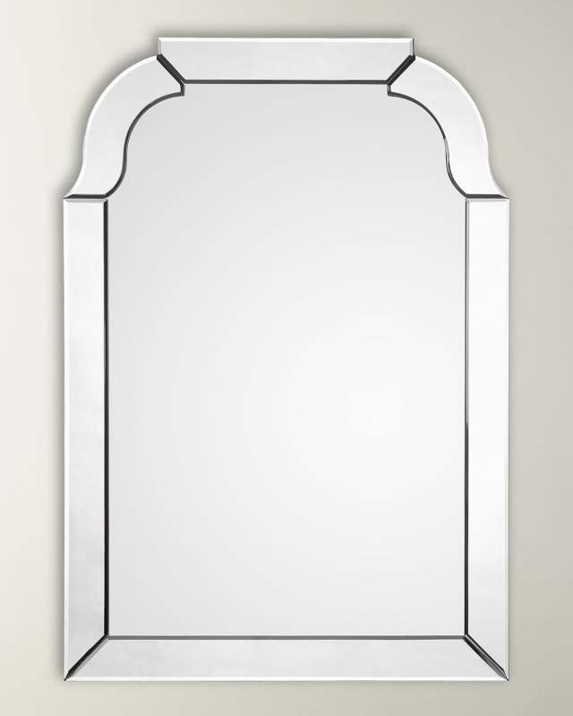 Rounded Mirror Framed Mirror