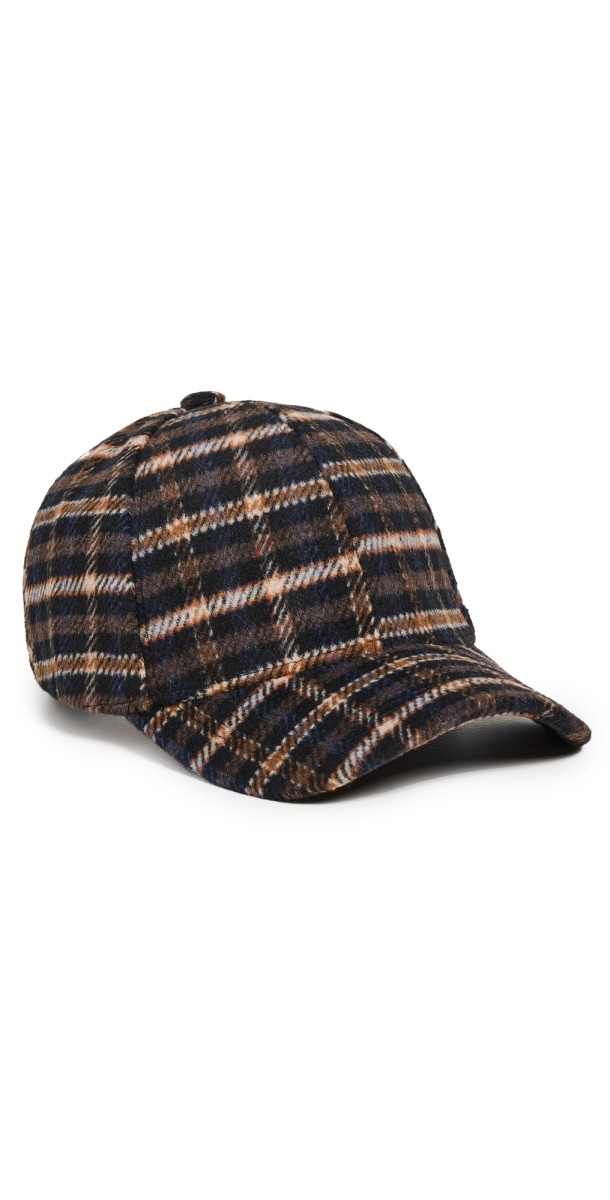 Hat Attack Everyday Plaid Cap Black/Navy Check