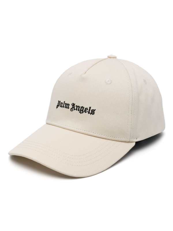 logo-embroidered cotton cap