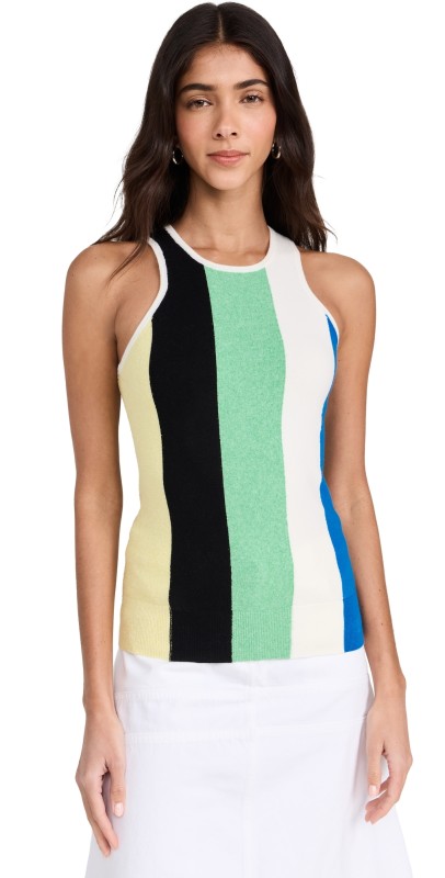 JoosTricot Racer Tank Black Multi