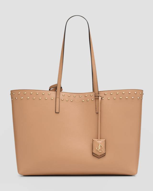 Nine2Five East-West Leather Tote Bag
