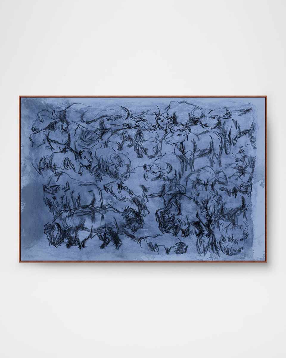 "Harras of Horses" Framed Giclee