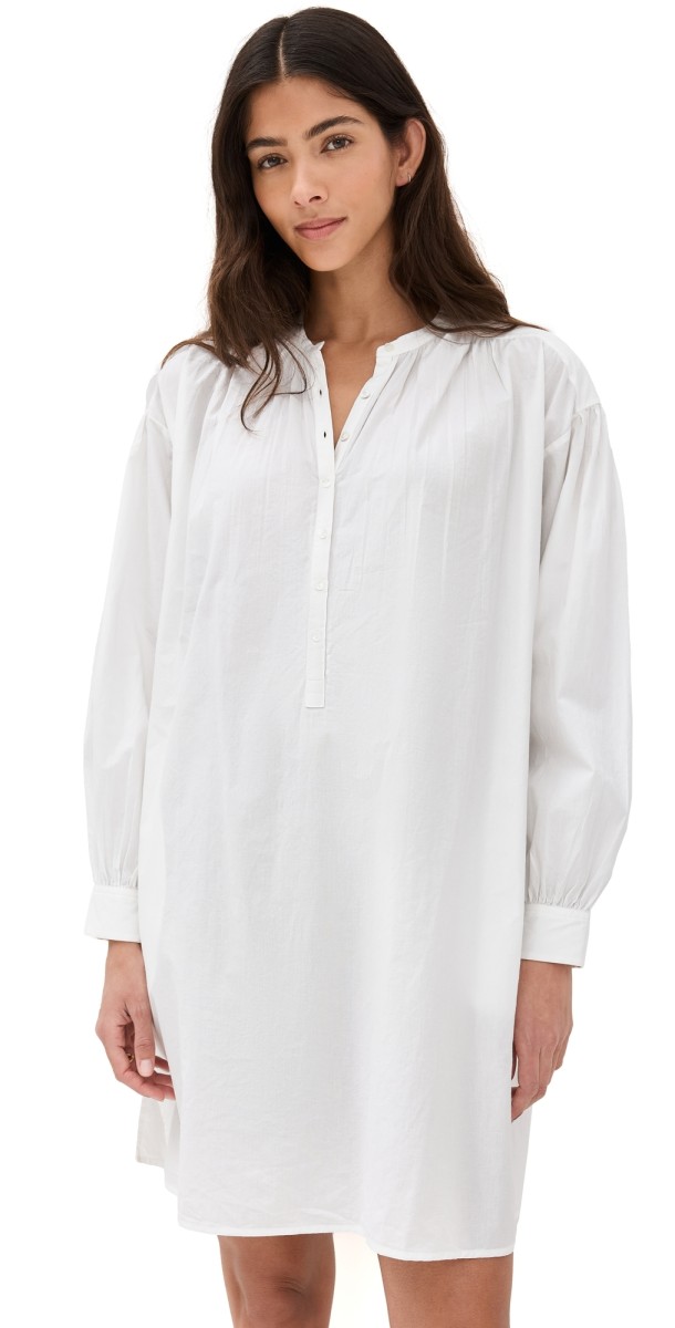 Nili Lotan Najam Short Dress Ivory