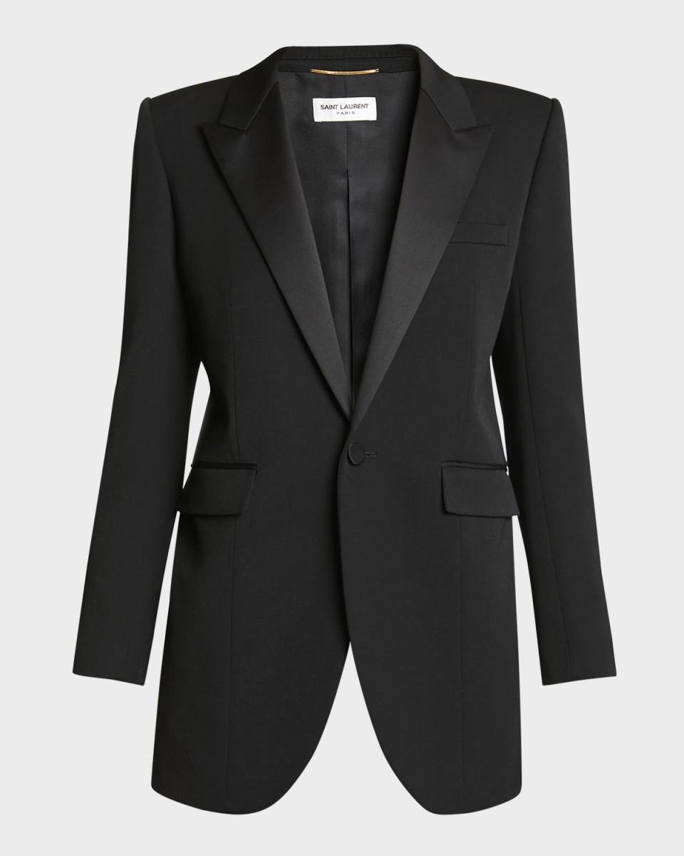 Single-Breasted Blazer Jacket